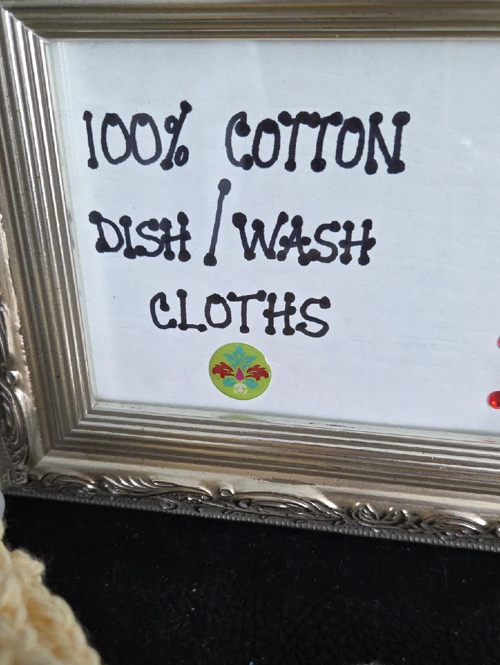 Handmade Crocheted Soft Butter Yellow 100% Cotton Dish & Wash Cloth Set Of 4